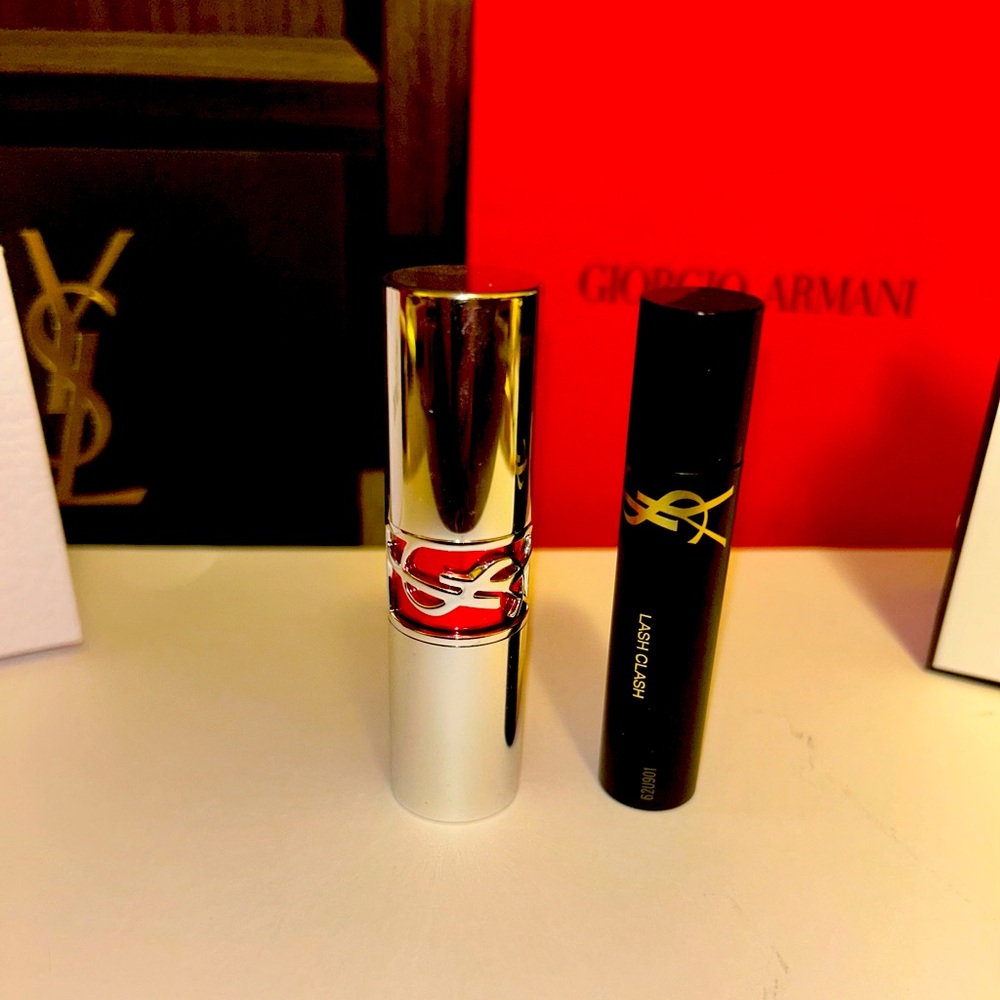 Ysl lipstick and mascara